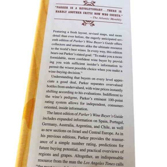 Parker’s Wine Buyers Guide To Vintages Pricing Ratings Grapes Hardcover Book - Picture 4 of 9